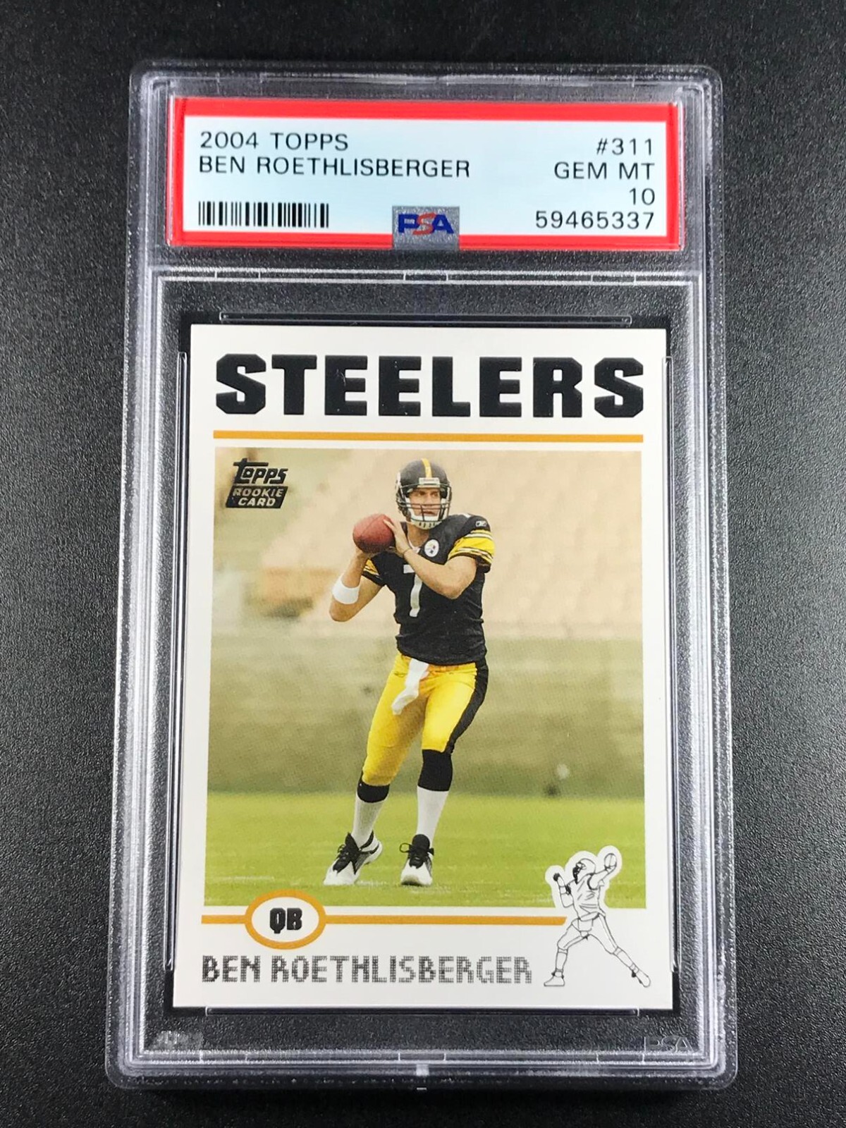 BEN ROETHLISBERGER 2004 TOPPS #311 ROOKIE RC PSA 10 GEM PITTSBURGH STEELERS  NFL | eBay