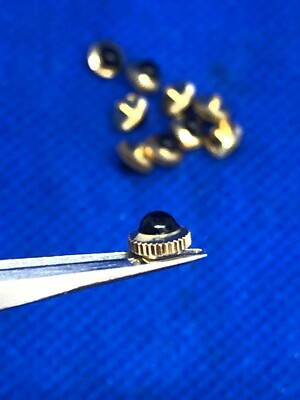 Lot De 10 Couronnes De Montre Vintage Couleur Or - NOS (New Old Stock) - Compatible Cartier, Omega