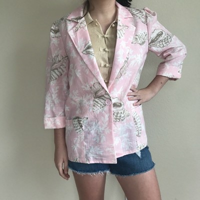 vintage pink blazer