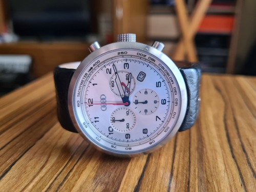 AUDI RS4 RS6 Motorsport Racing RS S Line Auto Accessorio Sport Orologio  Cronografo | eBay