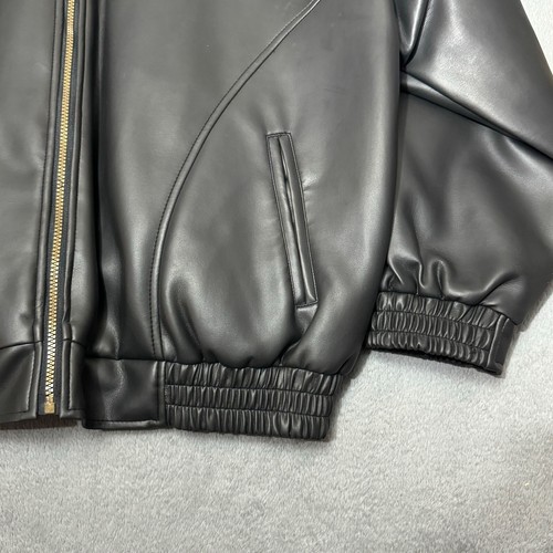 Giacca cappotto vintage esercito cavalieri neri NCAA sport militari Steve & Barrys 2X nuovo con etichette - Foto 15 di 16