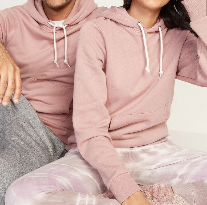 Old Navy L Men s Women s Unisex Mauve Pink Classic Hoodie Sweatshirt New