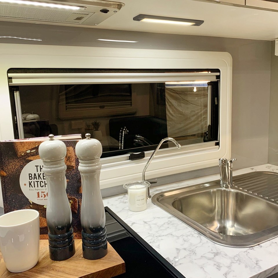 12v LED Strip Under Kitchen Lights Caravan Boat Dimmable