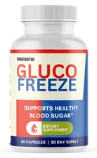 Gluco Freeze Support for Glucose Metabolism & Energy Balance Supplement, 60 Caps