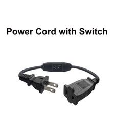 2 Prong Polarized Extension Cord On Off Switch Extension Cord Waterproof NEW