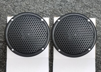 3'' Boat Spa VX-S30B2 Marine Audio Speaker PAIR Blk Vidsonix Golf Cart ATV RV NEW