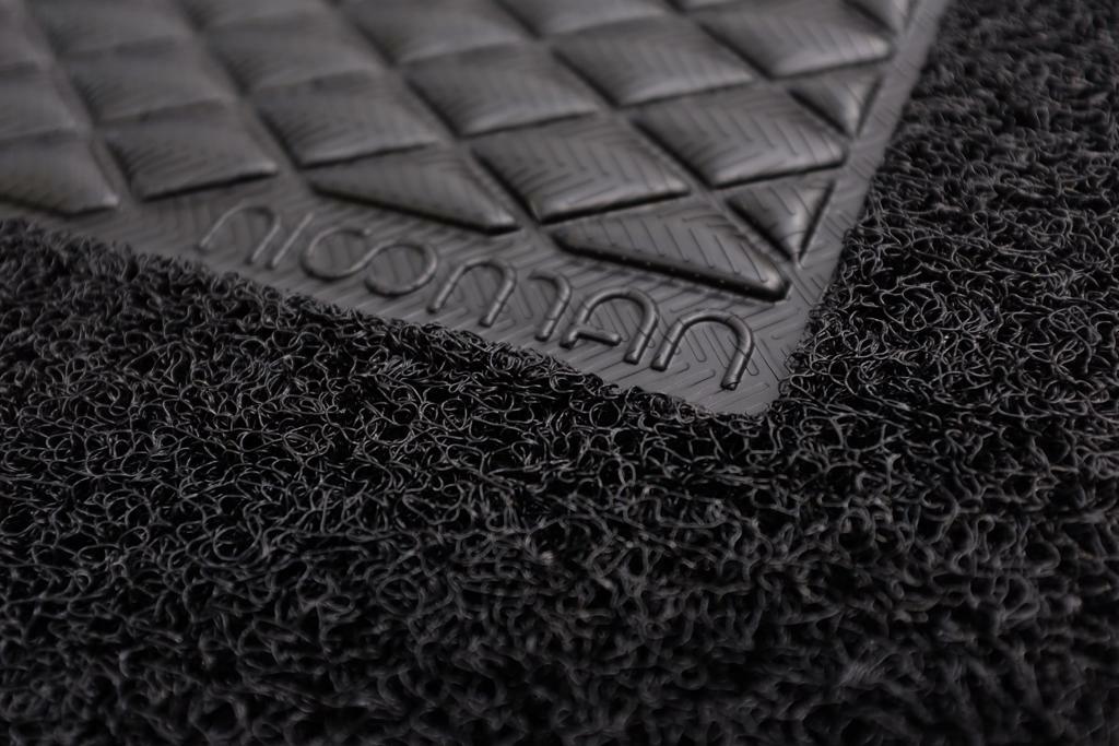 Nicoman Luxury Tailored Rubber Car Floor Mats For Audi A3 MK2 2003-2012 - Black Set