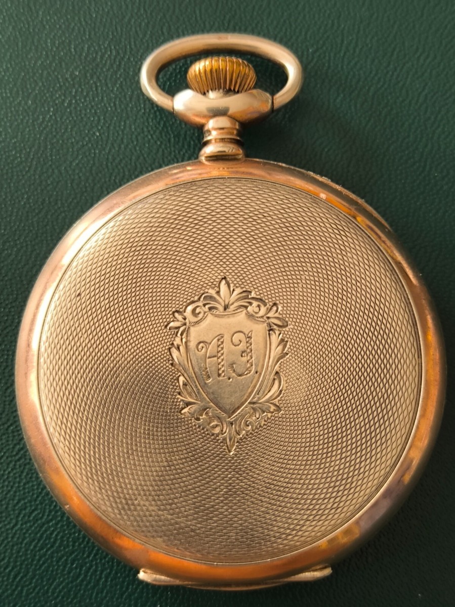 Viking Silver Pocket Watch 50mm working