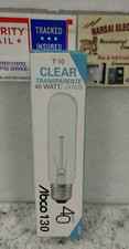 Abco / 130 T-10 CLEAR TRANSPARENTE 40W 130V 2500 hr Standard Base Bulb L38LOBY