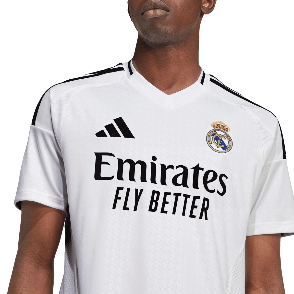Adidas Real Madrid Home White 24/25 Jersey Men's Size Large