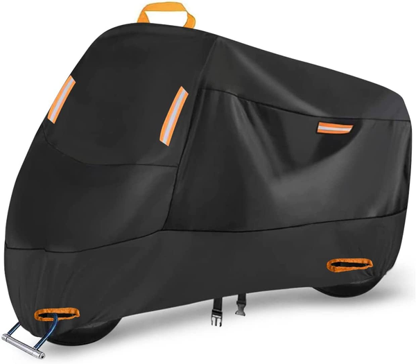 300D Motorrad Abdeckplane Outdoor Wasserdichten Motorradabdeckung Oxford Abdeckh-image