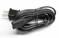 5Ft Figure-8 Non-Polarized Laptop Computer Power Cord 2-Prong Cable Replacement