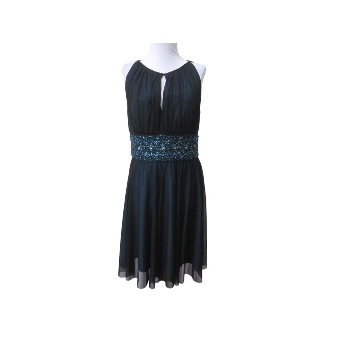 jessica howard black cocktail dress Rhinestone Cuff Cocktail Dress (Women)