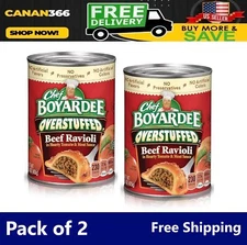 Overstuffed Beef Ravioli, Tomato and Meat Sauce15 Oz Can - 2 Pack