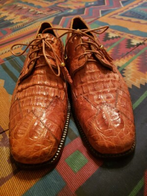 Max Leather Men\'s Alligator Dress Casual Shoes s-l400.jpg main image 4