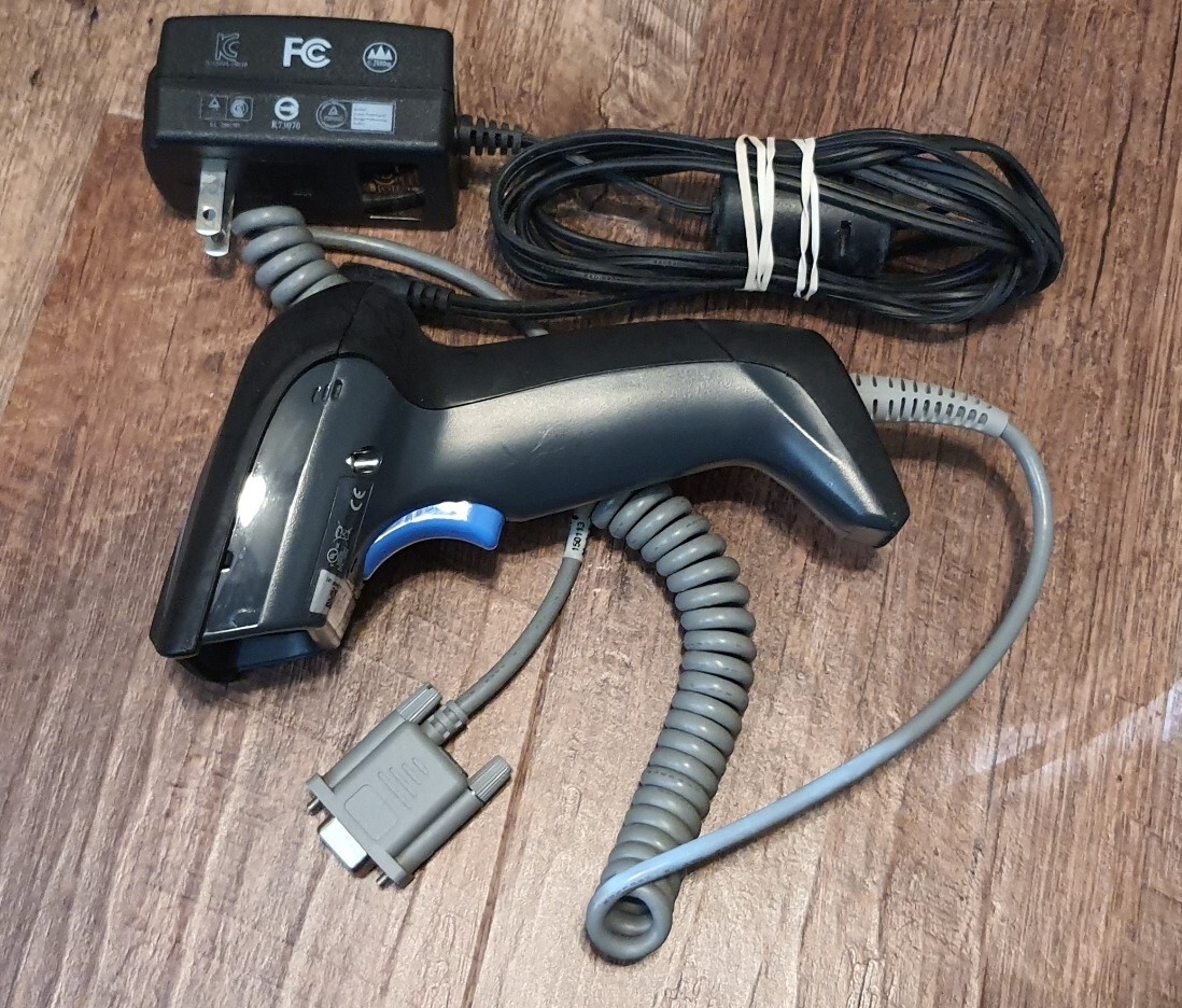 DataLogic GD4400 GD4410-BK Handheld 1D 2D Barcode Scanner w/Serial RS232 & Power