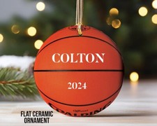 Personalized Basketball Ornament, Girls and Boys Basketball Ornament 2025