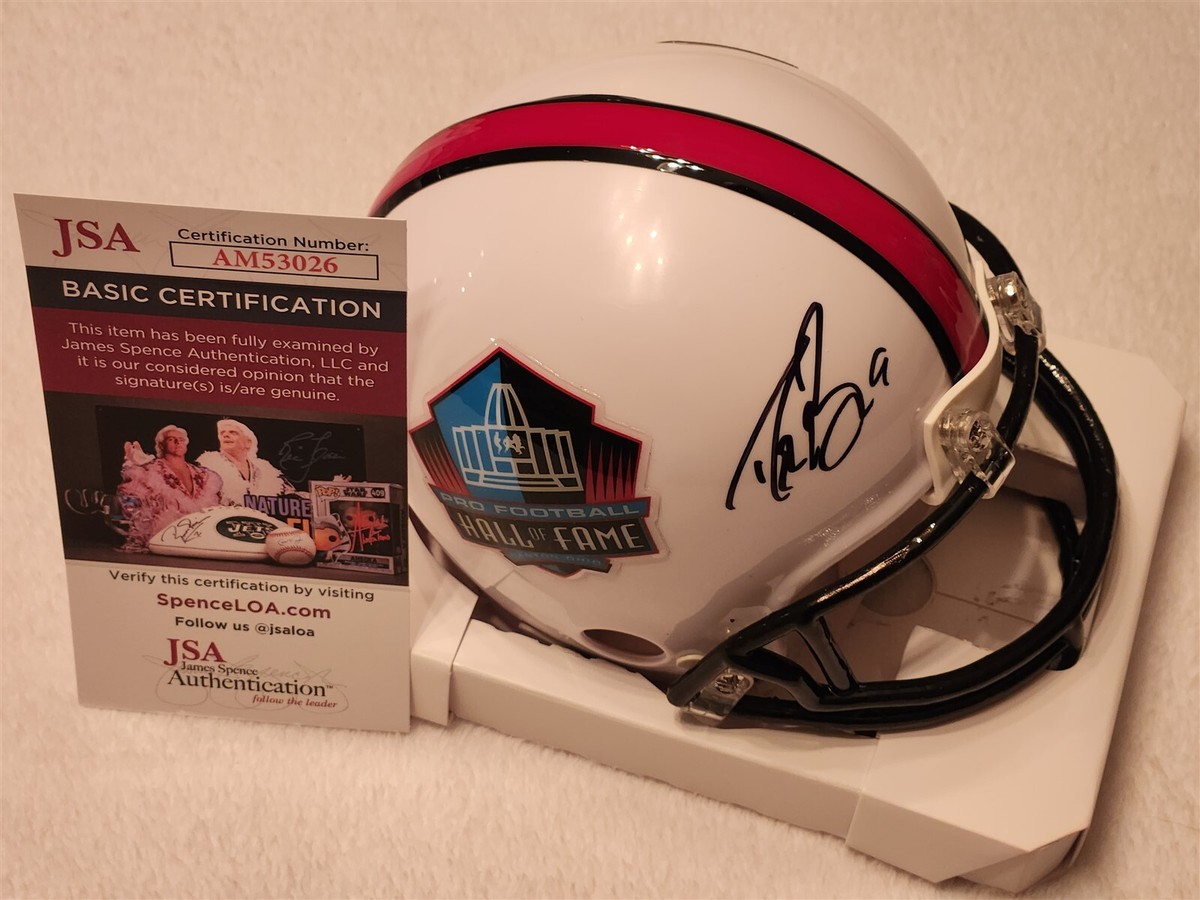 DREW BREES signed HALL OF FAME mini helmet JSA COA SAINTS | eBay display picture 1