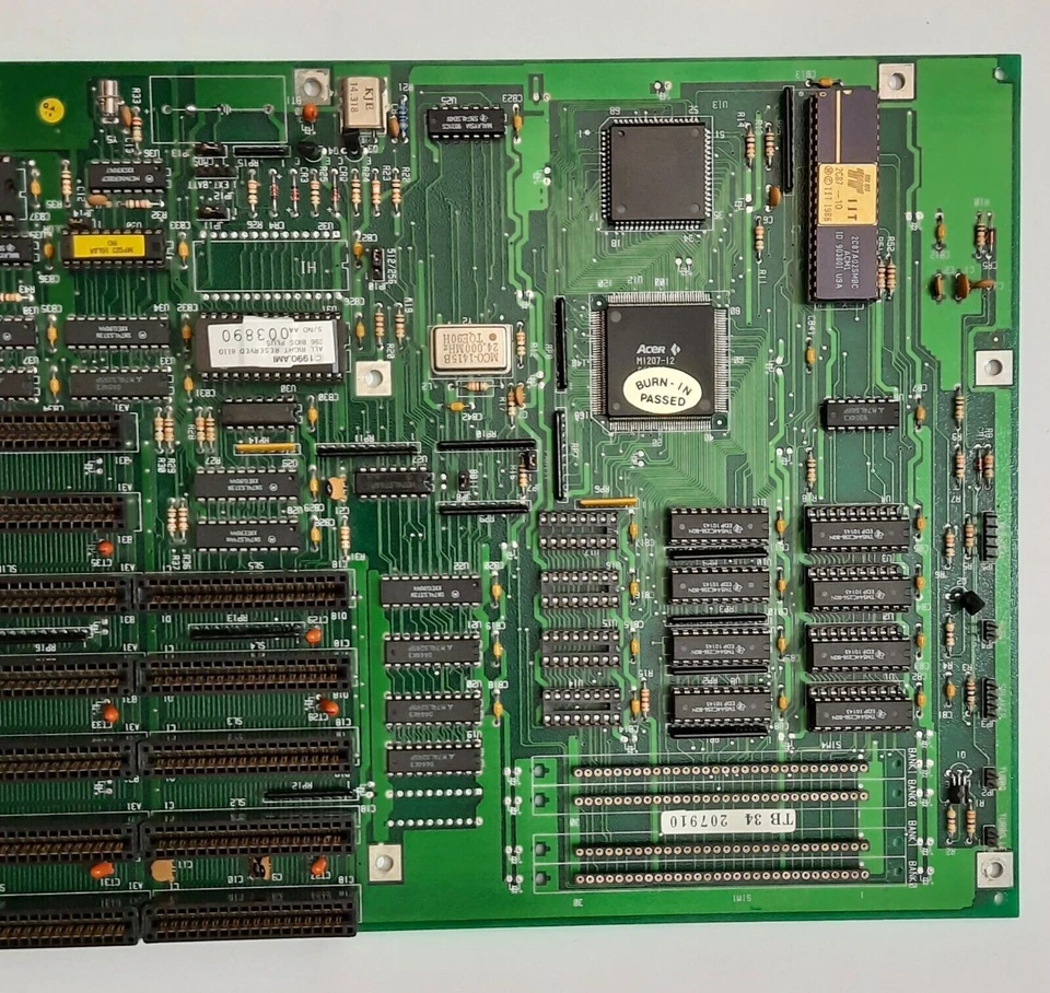 AUVA VIP BAM/12-A0 ISA Mainboard + Intel 80286 12MHz + IIT 2C87-10 + 1MB RAM - Bild 3 von 3