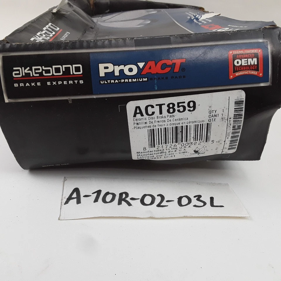 Juego de pastillas de freno de disco delanteras de cerámica premium para Dodge Ram 2500 3500 2000 2001 2002 Foto 4 de 4