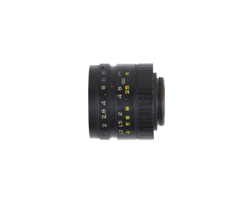 Soviet VEGA-73 lomo 2/20mm USSR Openar Tevidon Movie lens M25 C-mount - Image 3 of 4