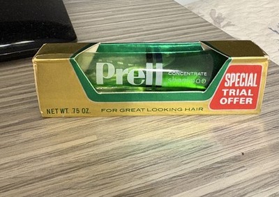 Prell Shampoo Vintage Trial Size In box .75 oz.