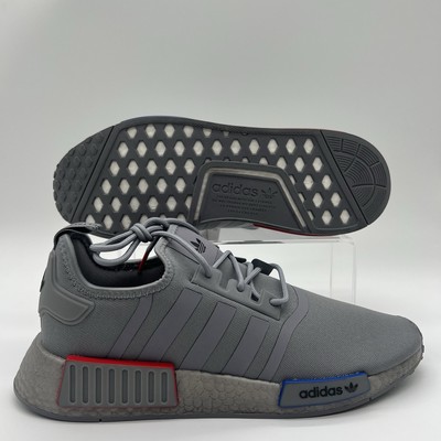 Mens Size 12 Adidas NMD R1 Grey Tree Grey Boost Running Casual Sneakers GX9524
