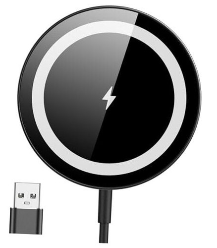 for Mag-Safe Charger, Magnetic Wireless Charger Made for iPhone 16/16 Black - 第 1/7 張圖片