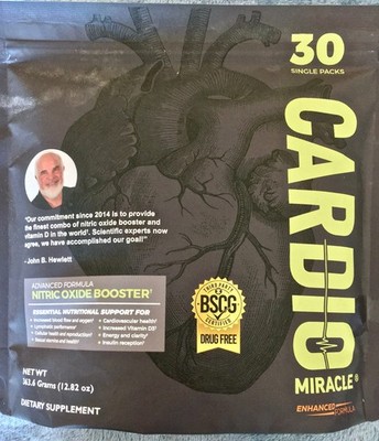 Cardio Miracle Dietary Supplement Powder - 30 Single Packs - (NEW)