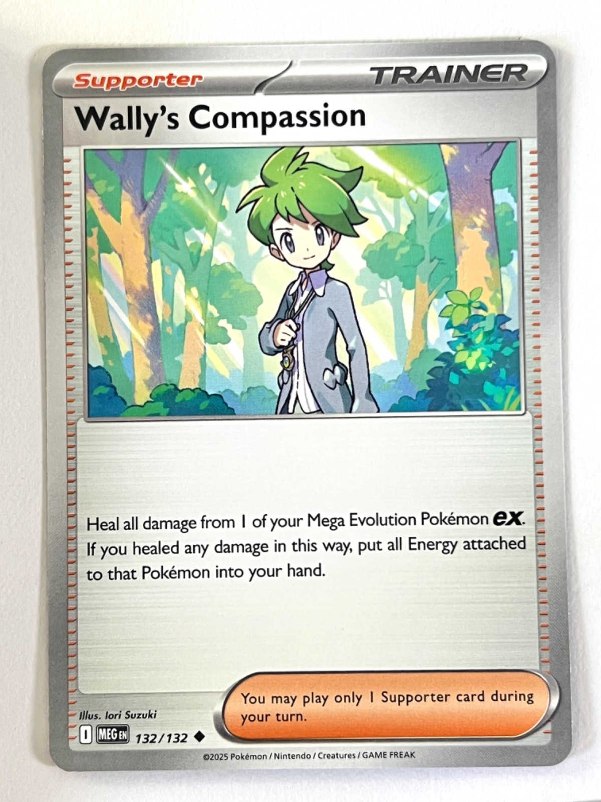 Wally’s Compassion 132/132 Uncommon Mega Evolution - Pokemon TCG - Near Mint NM