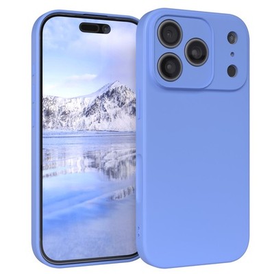 Handyhülle für Apple iPhone 17 Pro Silikon Back Cover Schutz Handy Case Blau