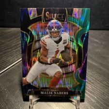 2025 Panini Select  MALIK NABERS Black And Green Prizm Shock #94