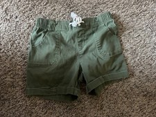 Wonder Nation Girls Large 10-12 Green Shorts