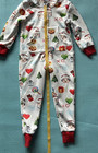 Lola & the Boys Sz 2 Christmas Hooded Pajama One Piece Long Sleeves — photo 2