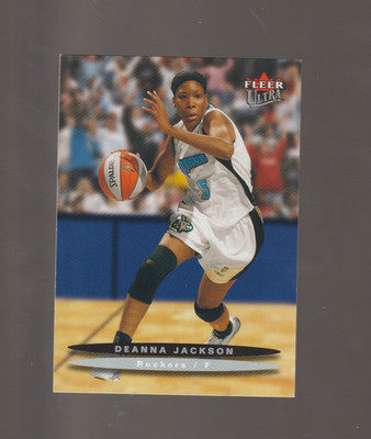 deanna jackson 2003 ultra wnba base,alabama birm,selma,cleveland rockers card 94