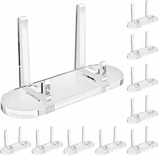 Acrylic Trading Card Display Stand, 10 Pack Clear Card Stands