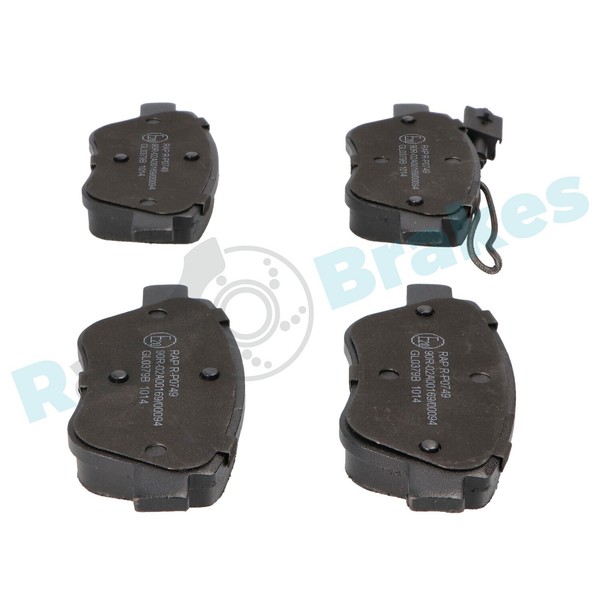 Bremsbelagsatz Scheibenbremse RAP Brakes R-P0749 FüR Fiat Qubo Fiorino Multijet-image