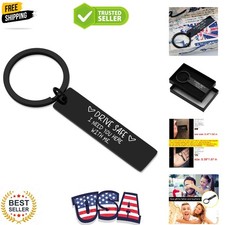 Drive Safe Keychain I Need You Here With Me Gifts for Husband Dad Boyfriend G...