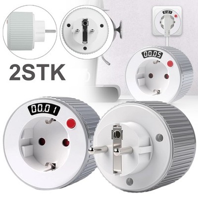 Timer Steckdose Energiespar-Steckdose mit LED-Display Countdown Mechanischer DE