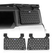 Pair Rear Window Exterior Storage MOLLE Panel For Ford Bronco 2021-2025 4-Door