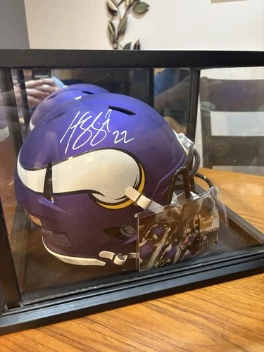 Minnesota Vikings Original Signed Football Helmet in Full Size Harrison Smith
