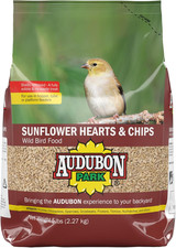 Audubon Park Sunflower Hearts  Chips Wild Bird Food, No Mess Sunflower Seeds fo
