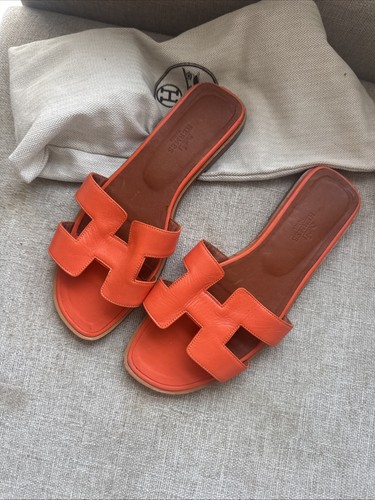 HERMÈS Oran Sandals 39 Authentic