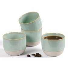 Ceramic Espresso Cups Set of 4,