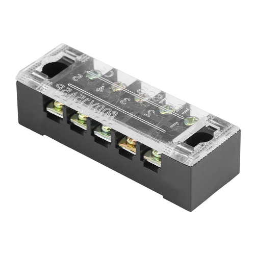 ˜5pcs Dual Row 5 Positionen 600V 15A Screw Terminal Block+10 Pre ...