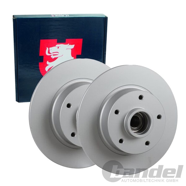 2X JP Group Bremsscheiben Ø260Mm Voll Hinten Passend FüR Renault Fluence Megane-image