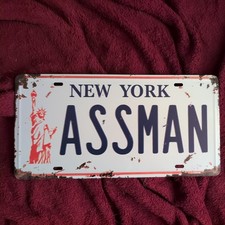 Seinfeld | Cosmo Kramer's Impala | ASSMAN | Replica Prop License Plate