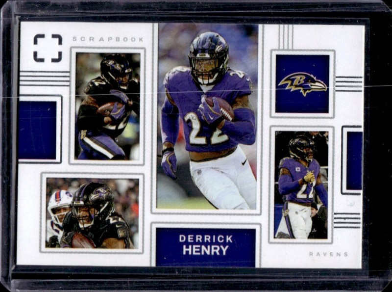 2025 Panini PhotoGenic Derrick Henry Scrapbook #5 Ravens