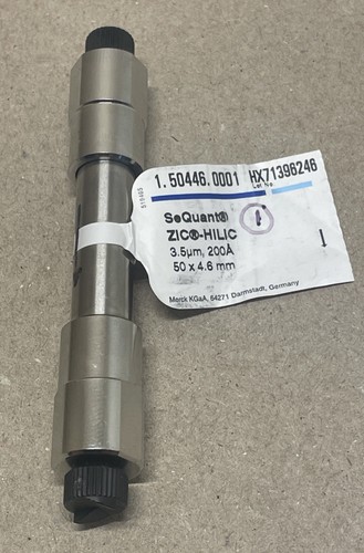 Millipore SeQuant® ZIC®-HILIC 100Å 3.5 µm 50 x 4.6mm HPLC Column 1.50446 - Picture 1 of 4