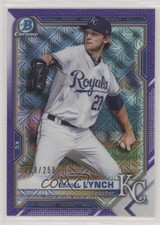 2021 Bowman Chrome Prospects Mega Box Purple Mojo Refractor Daniel Lynch y0i